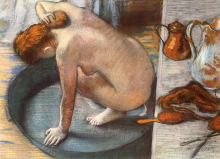 Woman when washing - Edgar Degas