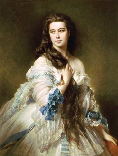  Portrait de Madame Rimsky-Korsakov (1833-78) née Varvara Dmitrievna Mergassov