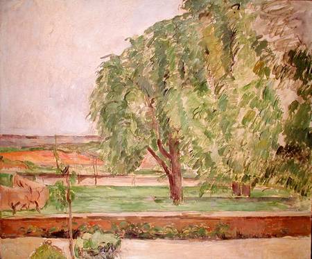 Paul Cezanne Style on Le Jas De Bouffon De Paul Cezanne
