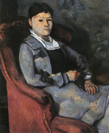Paul Cezanne Style on Paul C  Zanne   Madame C  Zanne