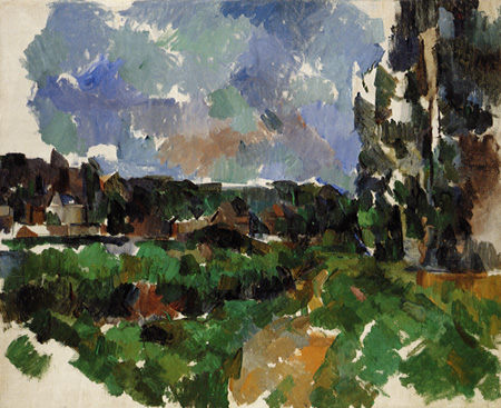 Paul Cezanne Style on Paul C  Zanne   Paysage De Rive