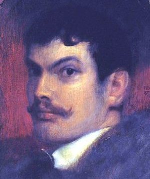 Autoportrait de Franz von Stuck - (1863 - 1928) 