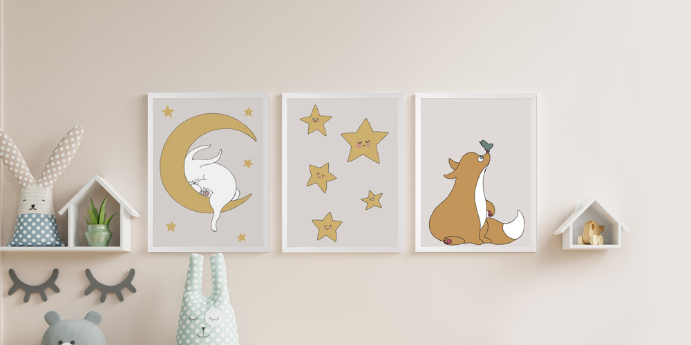 Reproductions de tableaux pour enfants