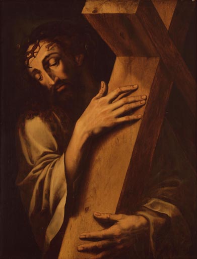 Christus mit dem Kreuz à Luis de Morales