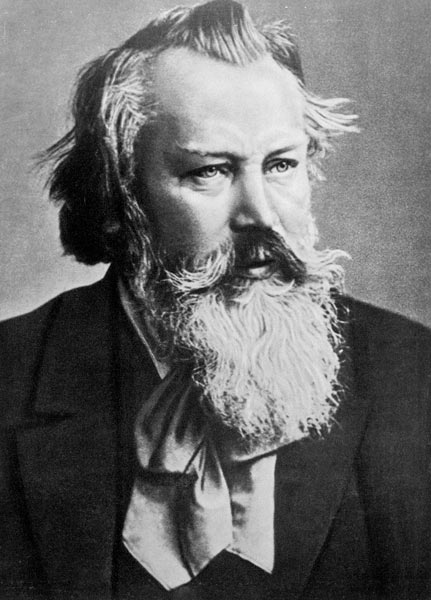 Johannes Brahms à Photographe autrichien