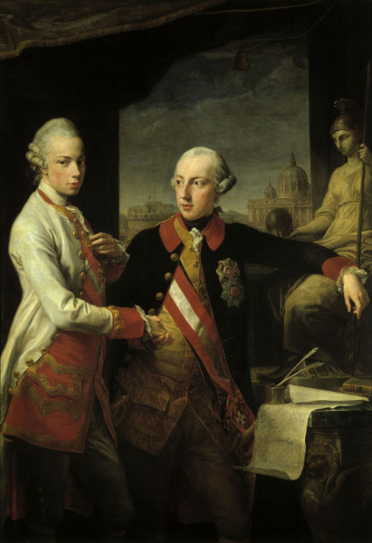 Joseph II , Leopold II à Batoni
