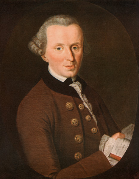Kant, Immanuel , Portrait à Becker