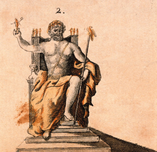 Olympia , Zeus by Phidias à Bertuch