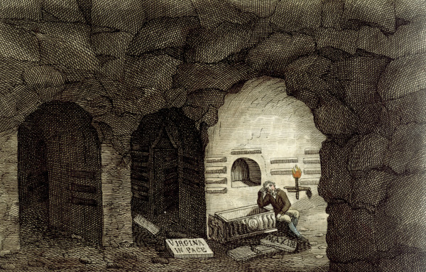 Rome , Catacombs à Bertuch