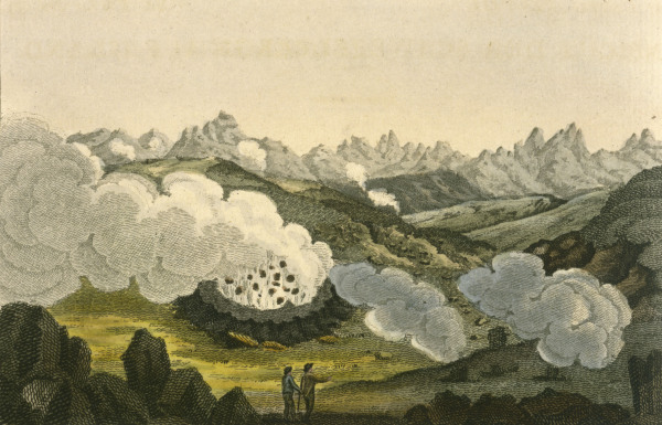 Sulphur mountain on Iceland, Bertuch 1813 à Bertuch