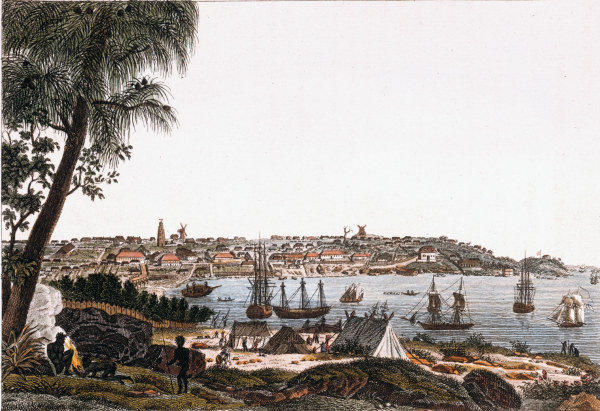 Sydney, view of the city à Bertuch