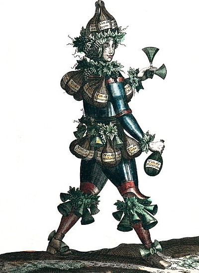 The Innkeeper, allegorical costume design à Bonnart (famille de graveurs)