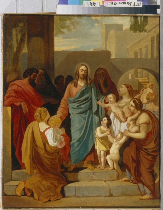Christ Blessing the Children à Brüllow