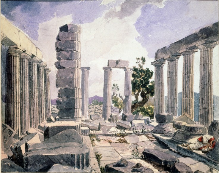 The temple of Apollo Epicurios at Phigalia à Brüllow