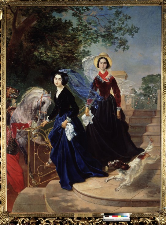 Portrait of Shishmaryev's Sisters à Brüllow