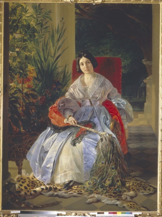 Portrait of Princess Elizaveta Pavlovna Saltykova à Brüllow