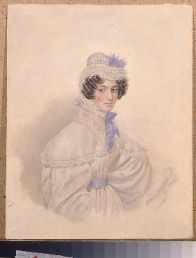 Portrait of Anna Borisovna Bakunina (1802-1835)