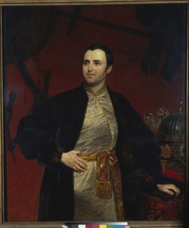 Portrait of Prince Mikhail Andreyevich Obolensky (1805-1873) à Brüllow