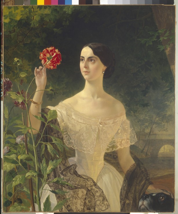 Portrait of Countess Sophia Bobrinskaya, née Samoylova (1797-1866) à Brüllow