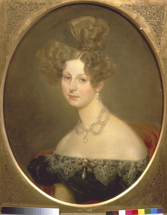 Princess Friederike Charlotte Marie of Württemberg (1807-1873), Grand Duchess Elena Pavlovna of Russ à Brüllow
