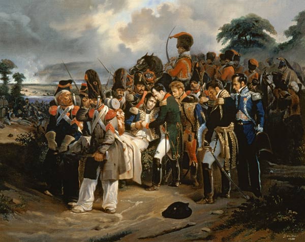 Napoleon bidding farewell to Marshal Jean Lannes à Dorian