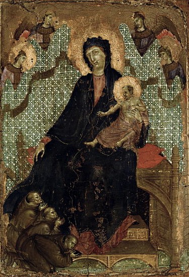 Virgin of the Franciscans, c.1300 à Duccio di Buoninsegna
