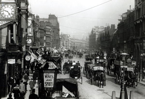 High Holborn, London, c.1890 (b/w photo)  à Photographe anglais