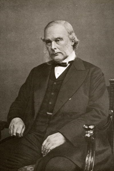 Joseph Lister, from ''The Year 1912'', published London, 1913 (b/w photo)  à Photographe anglais