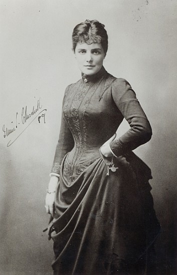 Lady Randolph Churchill à Photographe anglais