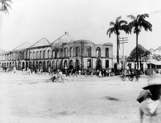 Scene at the Port of Spain, Trinidad à Photographe anglais