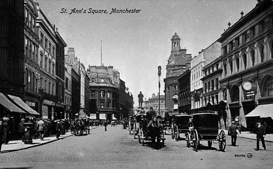 St. Ann''s Square, Manchester, c.1910 à Photographe anglais