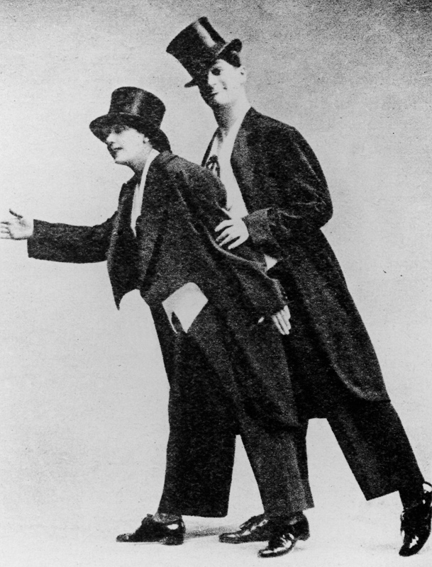 Mistinguett (1875-1956) and Maurice Chevalier (1888-1972) à Photographe français
