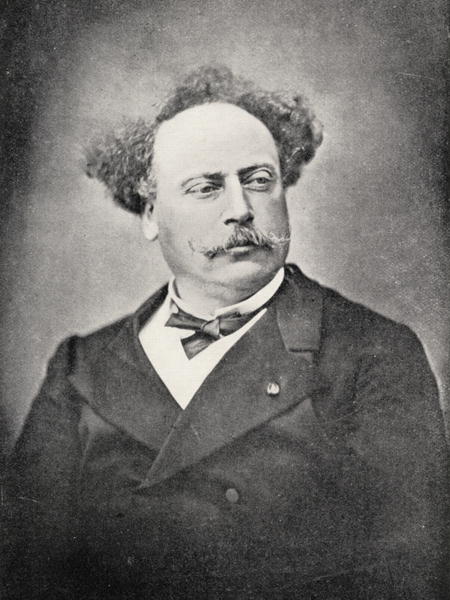 Alexandre Dumas Fils (1824-95) (b/w photo)  à Photographe français