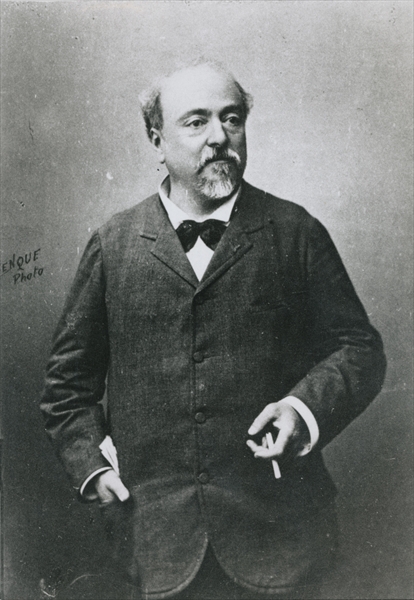 Emmanuel Chabrier (1842-94) (b/w photo)  à Photographe français