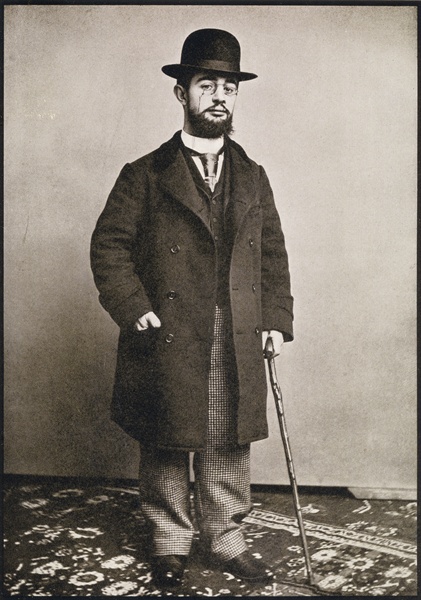 Henri de Toulouse-Lautrec, from ''Toulouse-Lautrec'' by Gerstle Mack, published 1938 (b/w photo)  à Photographe français