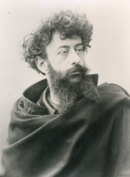 Joseph Peladan (1858-1918) (b/w photo)  à Photographe français