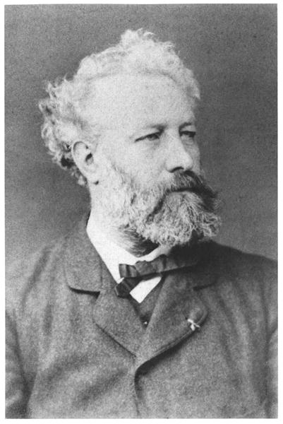 Portrait of Jules Verne (1828-1905) late 19th century (b/w photo)  à Photographe français