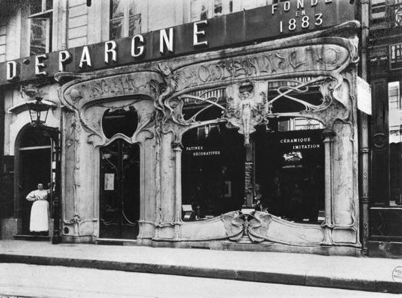 Shop window, Paris, 1904 (b/w photo)  à Photographe français