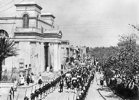 Military Parade, Saint-Louis, Senegal, c.1900