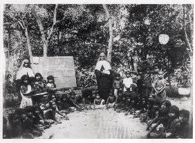 Missionary School (b/w photo) 