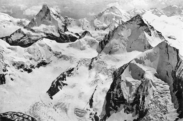 Mount Cervin, c.1900 (b/w photo) 