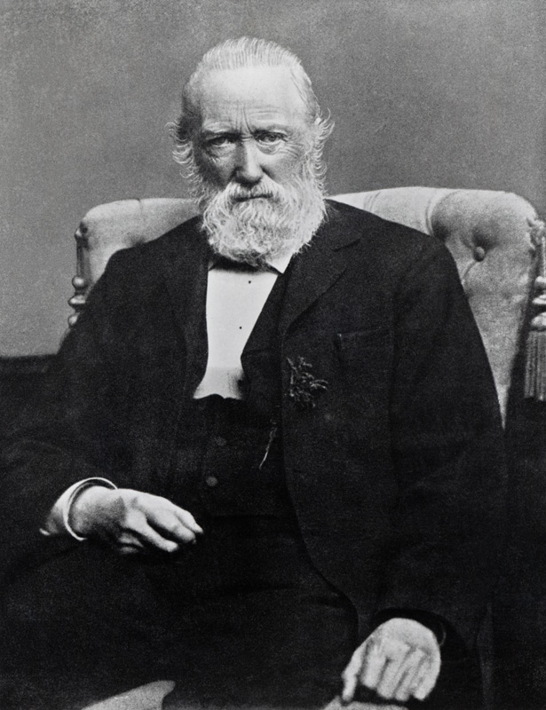 Theodor Storm, c.1886 à Photographe allemand