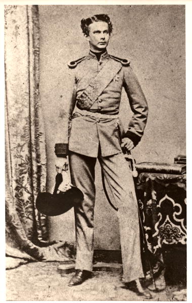 King Ludwig II (1845-86) of Bavaria, c.1870 (b/w photo)  à Photographe allemand