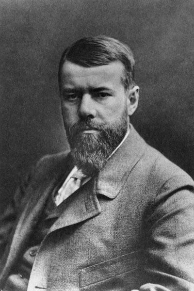 Max Weber (1864-920) c.1896-97 (b/w photo) 
