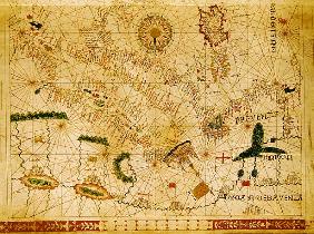 Provence and Italy, from a nautical atlas, 1520(detail from 330915)