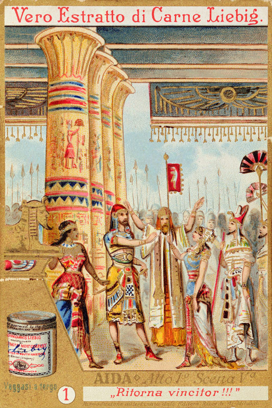 Scene from Act I, Scene v of the opera ''Aida'', à Giuseppe Verdi