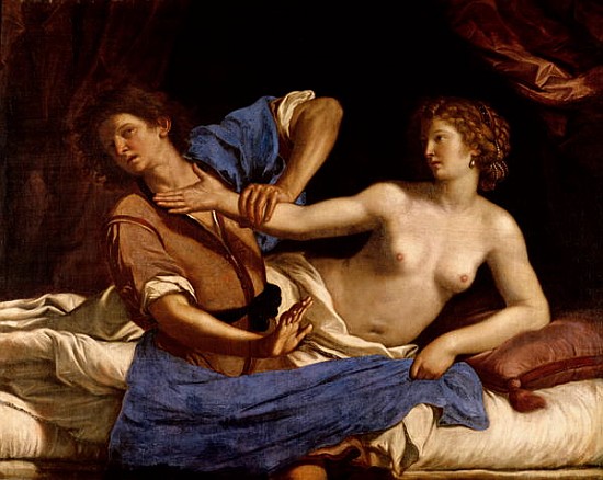 Joseph and the Wife of Potiphar, c.1649 à Guercino (Giovanni Francesco Barbieri)