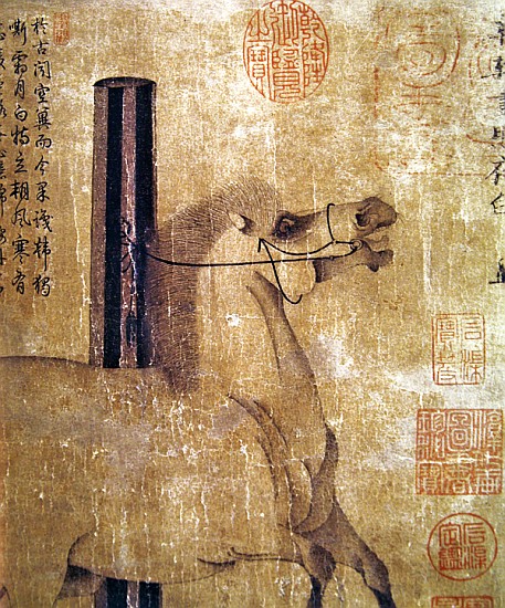 Night-Shining White, Tang dynasty (618-907) c.750 (ink on paper) à Han Gan