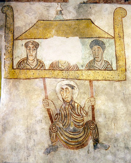 Saint Proculus escaping from the city of Verona à École italienne