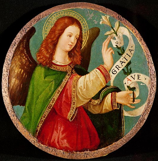 The Angel of the Annunciation à École italienne